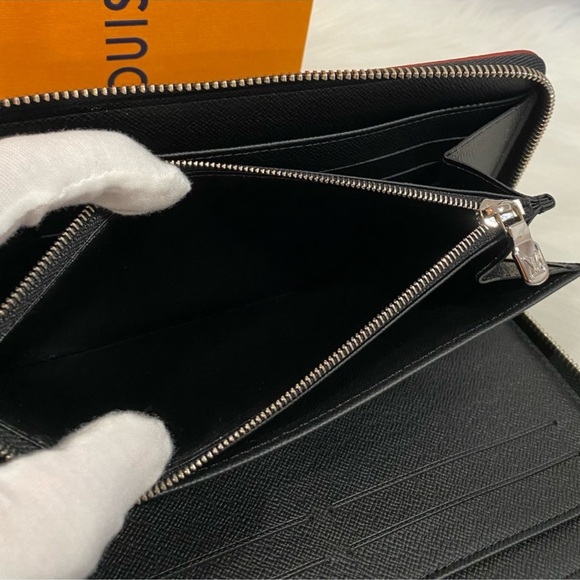 Louis Vuitton Limited Edition Damier Graphite Alps Zippy Wallet Organizer W COA - Picture 9 of 16
